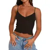 Camisoles Réservoirs Actif Récolte Hauts Pour Femmes Chaîne Vêtements Sexy Perles Gland Sans Manches Haut Dos Nu Affaires Blouse Décontractée