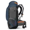 Tassen 65L Molle Nylon Wandelen Intern frame Rugzak Waterbestendig Outdoor Sport Reizen Dagrugzak Regenhoes voor kamperen