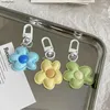 Portachiavi Borsa con ciondolo a forma di fiore di colore carino Custodia per auricolari Accessori fai da te Portachiavi per auto Catene di caramelle Decor Gioielli