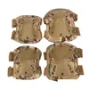 Ginocchiere per gomiti Equipaggiamento tattico militare Protettivo Esercito Airsoft Paintball Combattimento Caccia Ginocchiere Forniture di sicurezza per esterni Drop Delive D Ot9A0