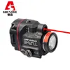 Lanterna de luz forte TLR-8 com acessório de airsoft de baioneta laser vermelho 20mm