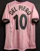 Del Piero Platini Retro Soccer Jersey 95 96 97 98 99 Vialli Zidane Pirlo 1995 Classic Football Shirt 1996 14 15 Home Away Pink Chellini Conte Vintage Football Juventus