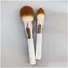 Makeup Brushes Lm The Powder Foundation - Soft Synthetic Hair Large Flawless Finish Cream Liquid Cosmetics Beauty Tools Drop Delivery Dhgfs