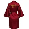 Fjsa sexy pyjama's sexy bordeaux gewaad bruid kimono satijnen gewaad vrouwen badjas bruiloft gewaad zuster moeder van de bruid bruidegom bruidsmeisje gewaden 2404101