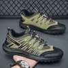 Casual Shoes Men's Autumn Breattable Leather Mesh Sports Climbing Tide Work Light Labour Protection M1043