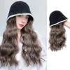 Vinter Short Straight Hats Casual Hat Curly Fisherman Women Long S Bucket Warm Bonnet 240320