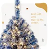 Декоративные цветы 6 футов с предварительной подсветкой Рождественская елка навесная искусственная ель Рождественская елка Снег стекается Праздник Рождества