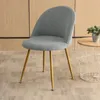 Chair Covers Duckbill Cover Polar Fleece Armchair Nordic Solid Color Elastic Make Up Slipcover For Kitchen El Home Decor