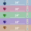 Pendant Necklaces New Mood Necklace Colorful Heart shaped Pendant Temperature Control Color Change Necklace Stainless Steel Chain Jewelry WomensL2404