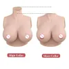 Breast Pad Eyung H Cup Silicone Breast Forms Fake Tits Enhancer For Crossdresser Drag Queen Fake Boobs Breastplat Male to Female Sissy 240330