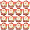 Gobelets jetables pailles 50pcs emballages de cupcakes de noël emballage de muffins de noël papier d'emballage