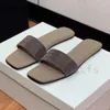 Pantoufles d'été pour femmes, chaussures de plage à bout ouvert, Mules décontractées, chaussures d'extérieur en cuir véritable, marque de styliste, diapositives pour dames