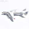 Modelo de aeronave 20cm 1/400 liga Antonov 225 An-225 Mriya Avião modelo de metal an225 coleção brinquedos mrija UcrâniaTransport Dream AN 225 avião YQ240401