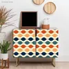 Wallpapers Colorful Geometric Pattern Series Self-adhesive Wall Stickers For Room Decoration Bedroom Wallpaper Home