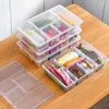 Storage Bottles Refrigerator Box Stackable Fridge Freezer Organizer With Lid Produce Kitchen Vegetables Fruits