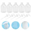 Bouteilles de stockage 5pcs Distributeur de pompe vide rechargeable pour shampooing Lotions Distributeurs à main Cuisine Bain 350ml