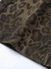 Kvinnors jeans syiwidii ​​leopard tryck baggy för kvinnor retro hög midja lösa denim byxor y2k mode hip hop streetwear överdimensionerade