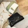 Omuz çantaları PU Hit Renk Zinciri Crossbody Deri Çanta Zip Çanta Doğum Günü Hediyesi Kadın Dekorasyon