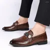 Lefu – chaussures décontractées de marque pour hommes, confortables et polyvalentes, noires et brunes, Style britannique, mode, petit cuir, taille 38-44, 2024