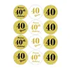 Party Decoration 30 40 50 Years Old Happy Birthday Theme Anniversary Celebration Activity 120PC