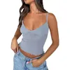 Camisoles Réservoirs Actif Récolte Hauts Pour Femmes Chaîne Vêtements Sexy Perles Gland Sans Manches Haut Dos Nu Affaires Blouse Décontractée