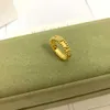 Marca de designer van caleidoscope anel feminino par de estreito edição estreita com diamante jóias de trevo de ouro rosa de luxo de luxo com logotipo com logotipo
