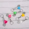 Porte-clés 30pcs mini balle de tennis porte-clés 6 couleurs sport porte-clés pendentif décoration pour les amoureux