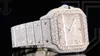 الجودة المتميزة VVS Clarity Moissanite Diamond Iced Out Talog Diamond Sudded Wathproof Watch