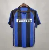 Finales du maillot de football rétro 2009 MILITO SNEIJDER ZANETTI Milans Eto'o Football 97 98 99 95 96 Djorkaeff Baggio ADRIANO 10 11 07 08 09 Zamorano RONALDO InTERS Ibrahimovi