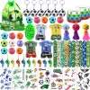 Sautoirs 81 Pack Ballon De Football Jouets À Thème Football Accessoires Bijoux Bracelet Ensemble pour Enfants Fête D'anniversaire Faveurs Baby Shower Giveaway