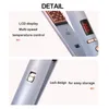 3D Fluffy Corn Curling Iron Tongs LCD Display Wave Electric Ceramic Negative Ion Digital Styling Tools 240325