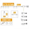 Cordas LED 21M G40 Bola String Light Jardim Pátio À Prova D 'Água Acampamento Ao Ar Livre Iluminação Clara Lâmpada Vintage Decoração Para Casamento Café YQ240401