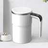 Mugs Intelligent Temperature Control Magnetic Automatic Stirring Cup Milkshake Iced Coffee With Lid Espresso Cups