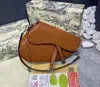 Sac de styliste pour femmes, sacoche à bandoulière unique, sacoche de selle personnalisée, couleur unie italienne, texte D, tendance, nouvelle collection automne 2024