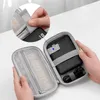 Depolama Çantaları Dijital Gadgets Torba Sert Kabuk Taşınabilir USB Veri Kablosu Organizatör Kulaklık Tel Güç Bankası Seyahat U Disk fermuar