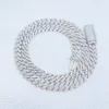 G2194 Hurtowa Collier Pulsera Cubana Sterling Sier 8 mm Moissanite Cuban Link Fine Jewelry Bransoletka Naszyjnik