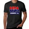 Canotte da uomo Nuoto 2024 T-shirt USA Abbigliamento hippie Ragazzi Magliette bianche da uomo corte