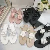 Sandalen Uvrcos Mode Leder Blumen flache Sandalen Sommer Fliplops sexy Strandwagen Gladiator Sandalen weiß schwarzrosa