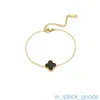 Braccialetti femminili da donna 1to1 di alta qualità 1to1 edizione da donna Vancef Clover High Versif Five Bracciale Flower Fritillaria Fritillaria Diepy Chain Simple Jewelry for Girl