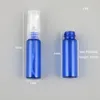 Bouteilles de stockage rechargeables en verre bleu, 100X4ml, flacon pulvérisateur à doigt, conteneurs de Parfum 4cc, emballage de flacons de Parfum