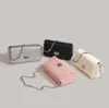 Wrinkle Bag for Women New Small Fragrance Diamond Chain Womens Crystal Underarm Fashion Crossbody Purse