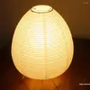 Tafellampen Lantaarn LED-lamp Rijstpapier Creatieve statiefvloer Handgemaakte desktop decoratief licht voor huisdecoratie