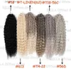 Perruques synthétiques Bella ariel Hair tresser les cheveux bouclés 24 pouces Afro Wave Twist Crochet Traid Fake Hair Ombre