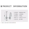 Stud Earrings ZFSILVER S925 Silver Trendy Moissanite Classic Exquisite Design 2 For Charms Women Accessories Jewelry Gift EMO-320