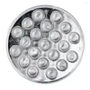 Ficklampor facklor 21 LED med rep mini fackla detektering natt fiske klicka på växel aluminiumlegering smycken batteridriven uv drop de ot3d6