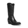 Boots Femalean vrouwen westerse cowboylaarzen witte rode knie puntige teen hakken vintage country winter dames schoenen te bieden