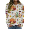 Sweats à capuche pour femmes Sweats Sweats Flower Imprimé Mticolor Crew Nou Sweat à sweat Drop Livraison Vêtements Dhywo