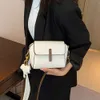 Spring New Shell Bag Womens Crossbody Soft Leather Small Fashionable and Versatile Single Shoulder Live Broadcast