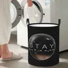 Laundry Bags Stay Interstellar Circular Hamper Storage Basket Waterproof Great For Kitchens Toys