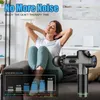 Pistola de massagem de 30 níveis, fáscia muscular profunda, relaxamento corporal, pescoço, massageador elétrico, equipamento fitness, redução de ruído, masculino e feminino 240314